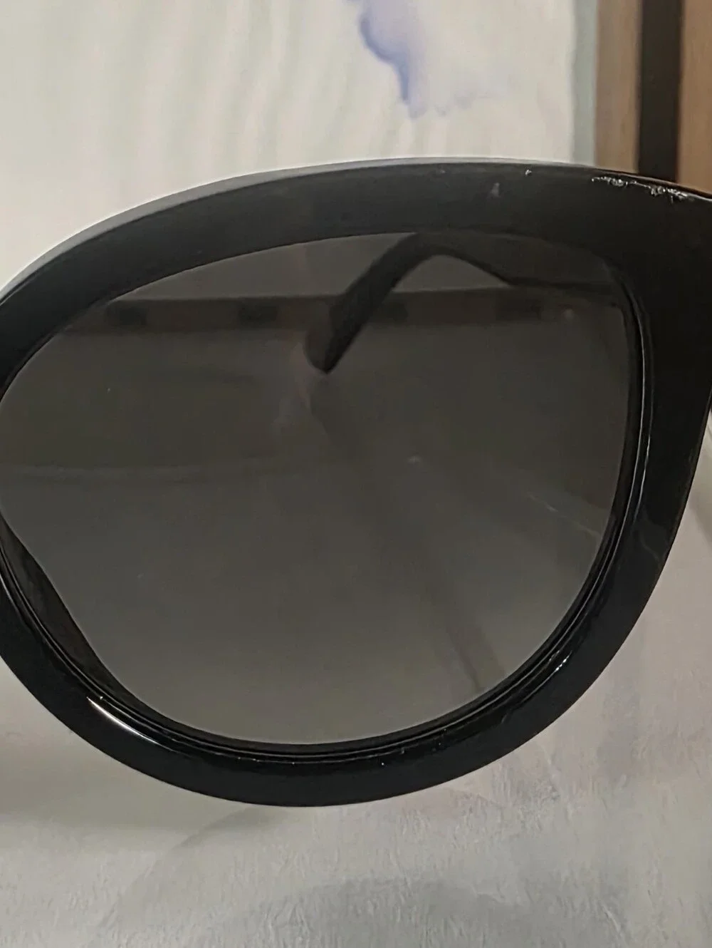 Gucci Black Oversized Cat-Eye Sunglasses